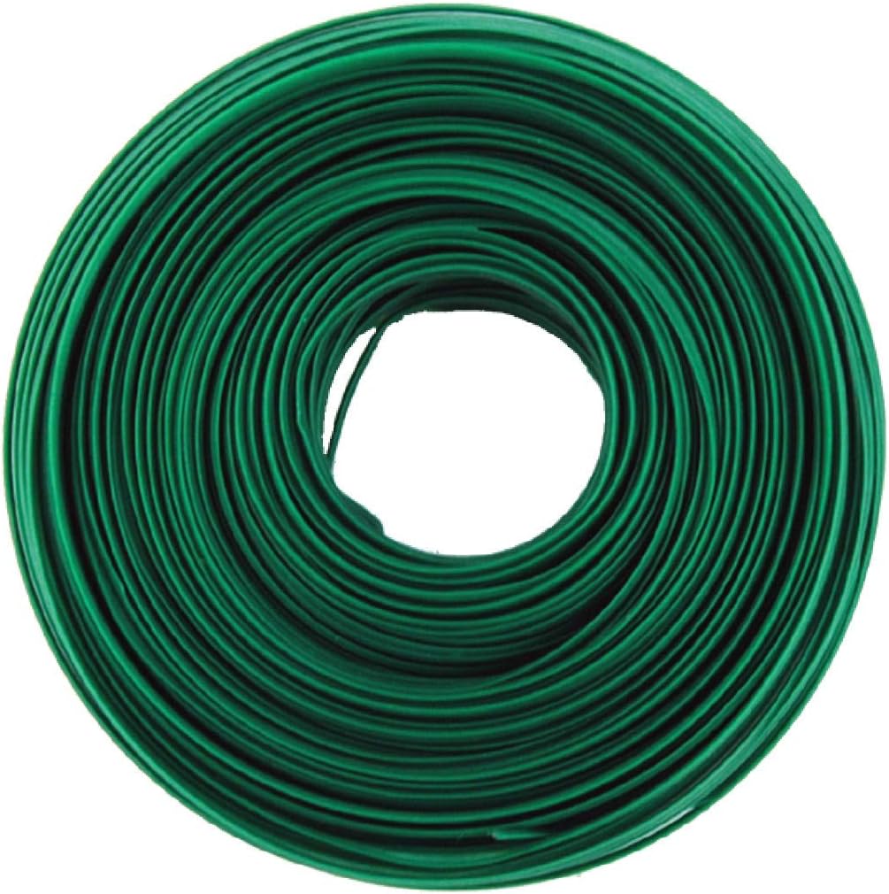 OOK 534702 Green Floral Wire (#24) 100', White