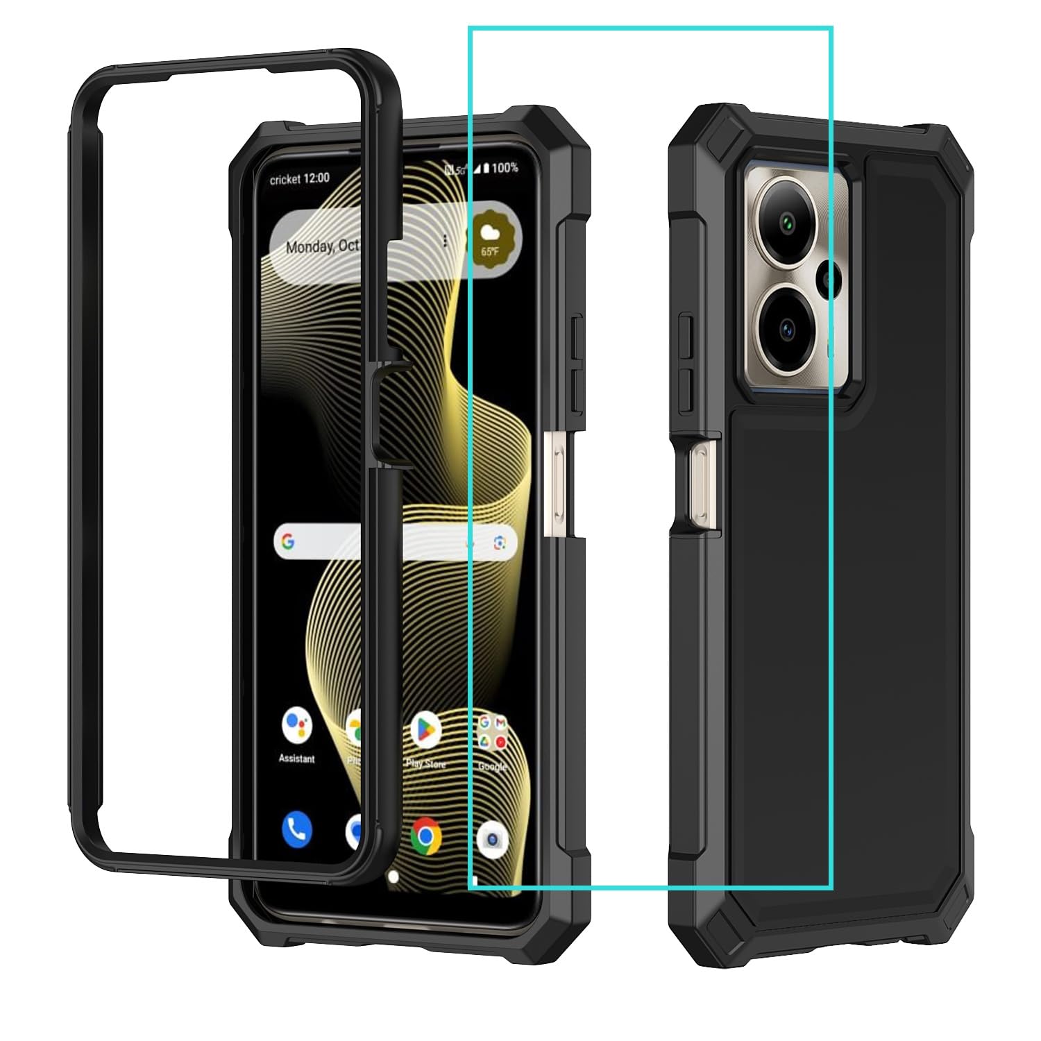 Amazon.com: for Cricket Outlast 5G 2024 Case/AT&T Motivate Pro 5G Case ...