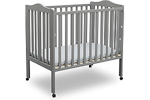 Cuna plegable Delta Children para bebés con colchón de 1,5 pulgadas