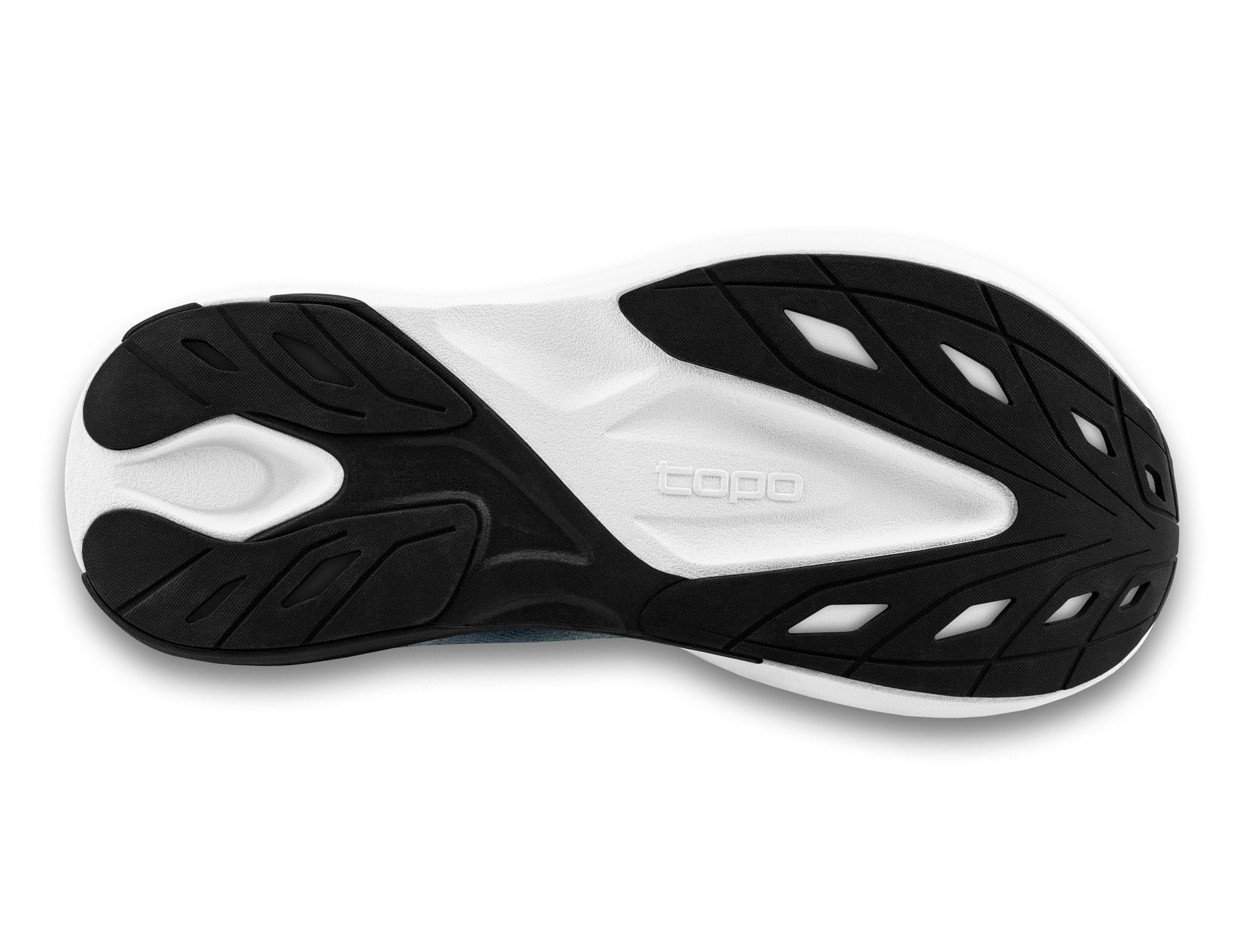 Topo Athletic Hommes Aura Chaussure De Running avec Stabilisateurs Chaussures De Running Black/Charcoal - Noir