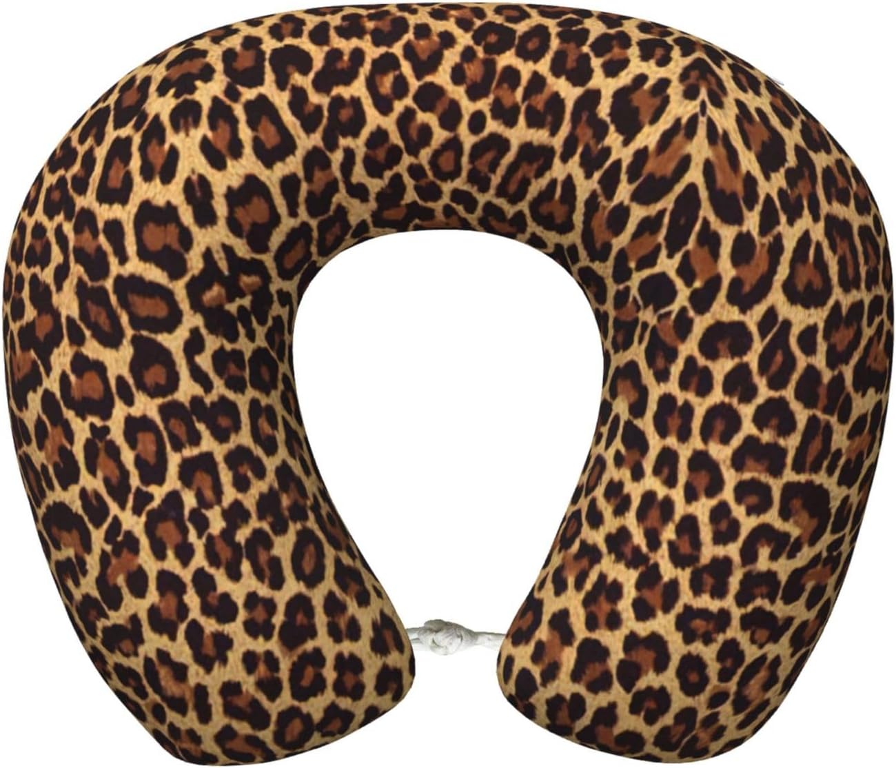 OKFSTY Coussin cervical de voyage en mousse à mémoire de forme pour adultes, motif léopard
