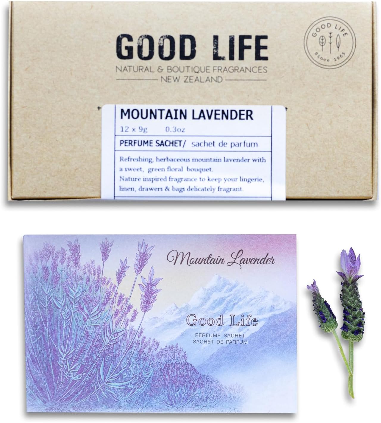 Good Life Sachets Aromáticos de Lavanda de Montaña x12