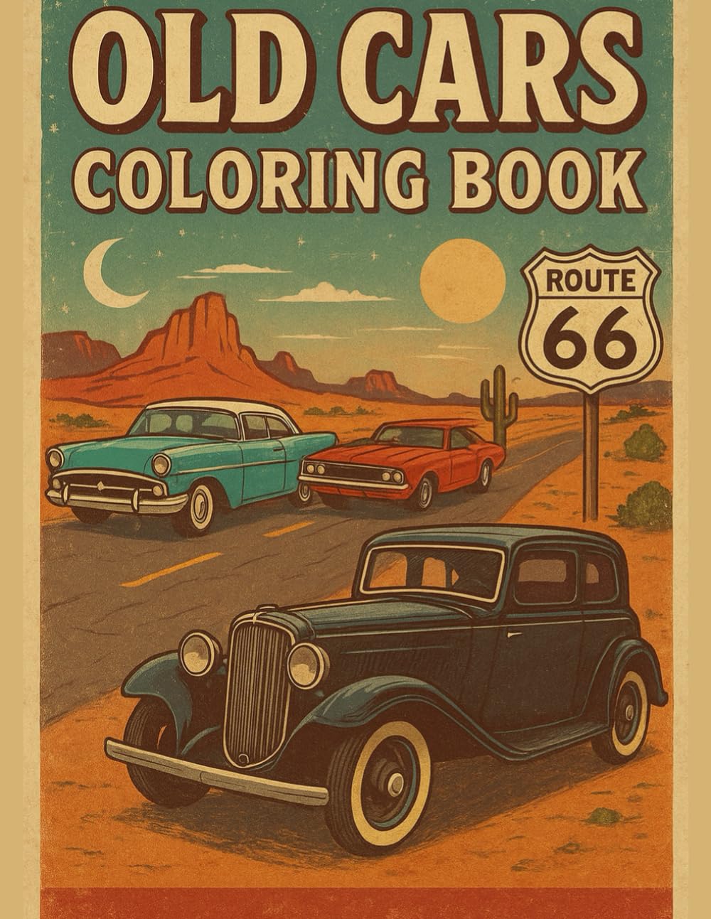 Old Cars Coloring Book (Amazing Vehicles Coloring Book Series: Cars, Boats, Planes, and More!)
