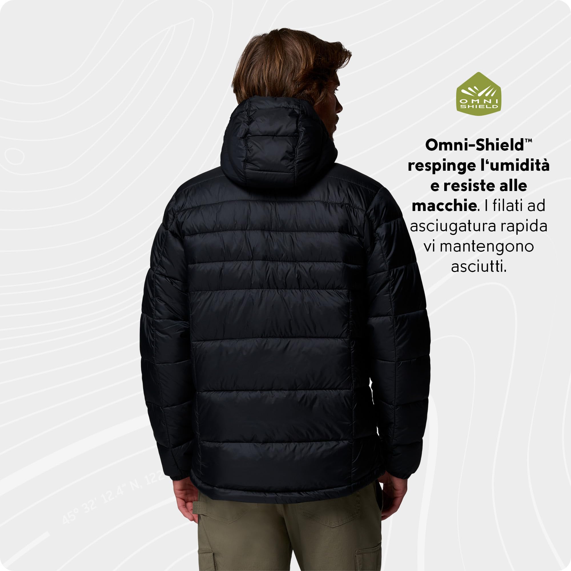 Columbia Buck Butte Insulated Hooded Jacket, Piumino Con Cappuccio Uomo