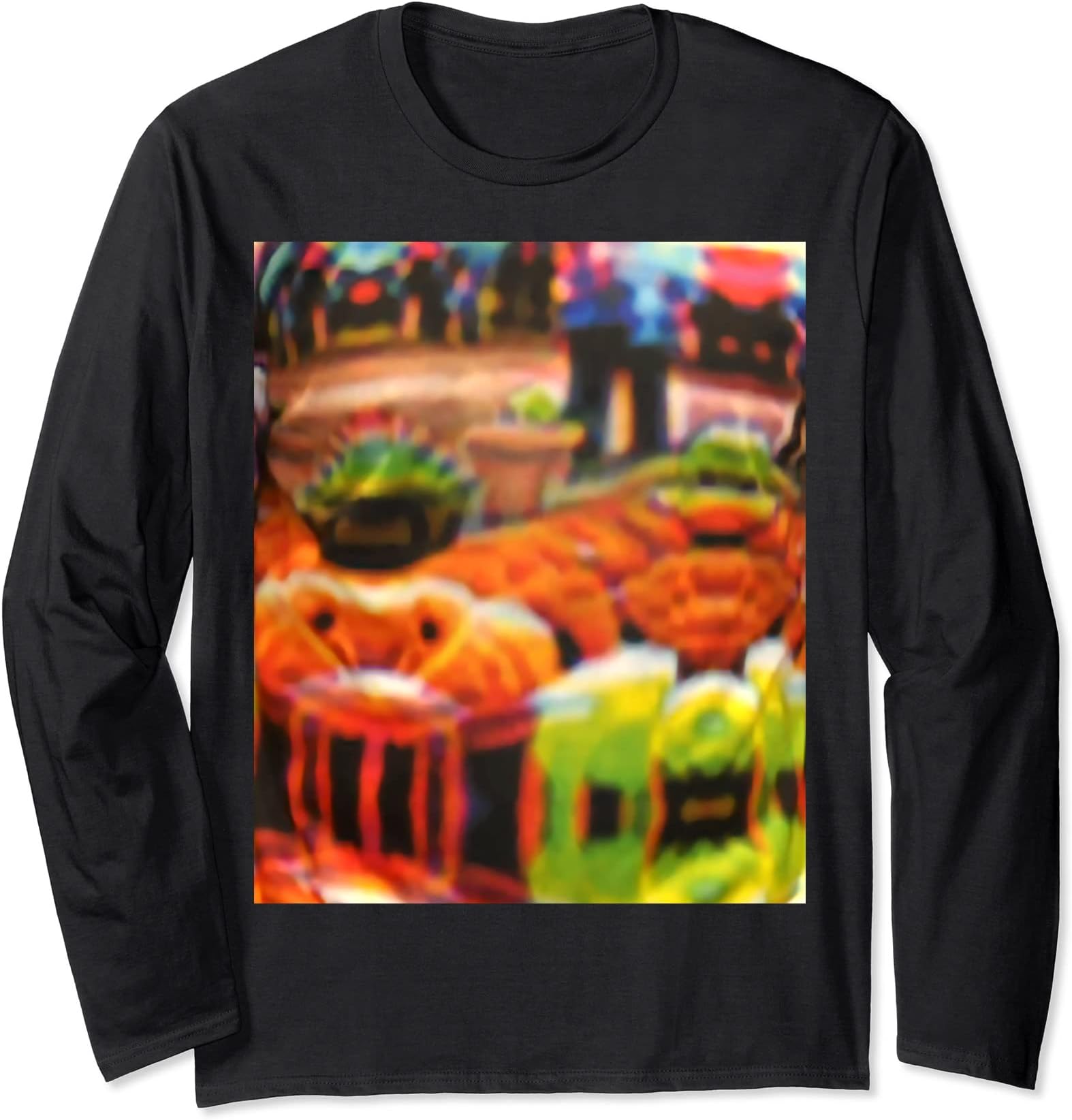 Invisibility Cloak Against AI Adversarial Pattern Attack Long Sleeve T-Shirt