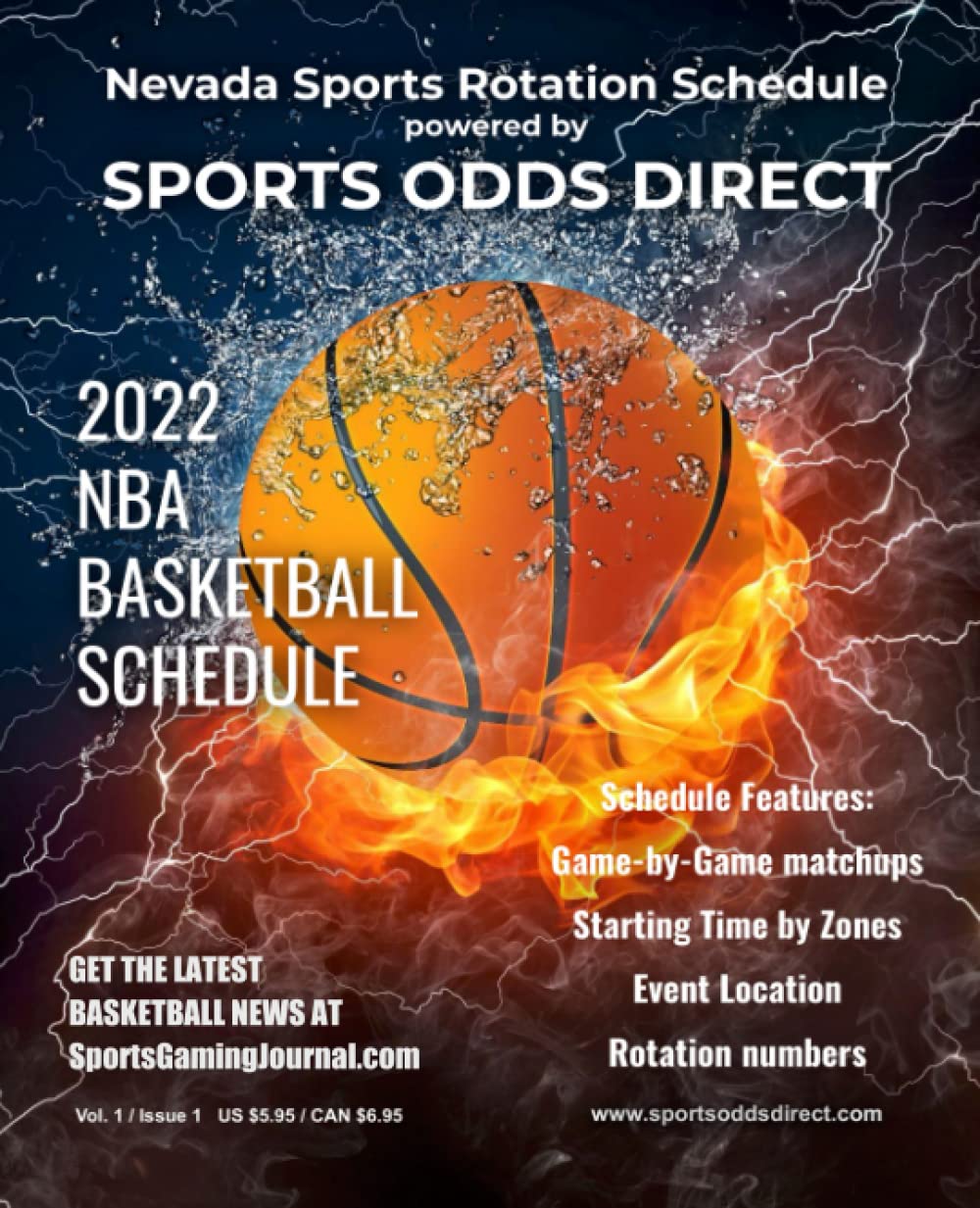 2022 Basketball Schedule NBA Book 1 Direct, Sports Odds, Media