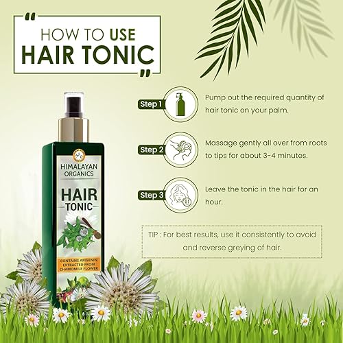 Miniatura 5 de Himalayan Organics - Tónico de cabello virgen puro de prensa en frío - 6.8 fl oz/6.8 Fl.Oz