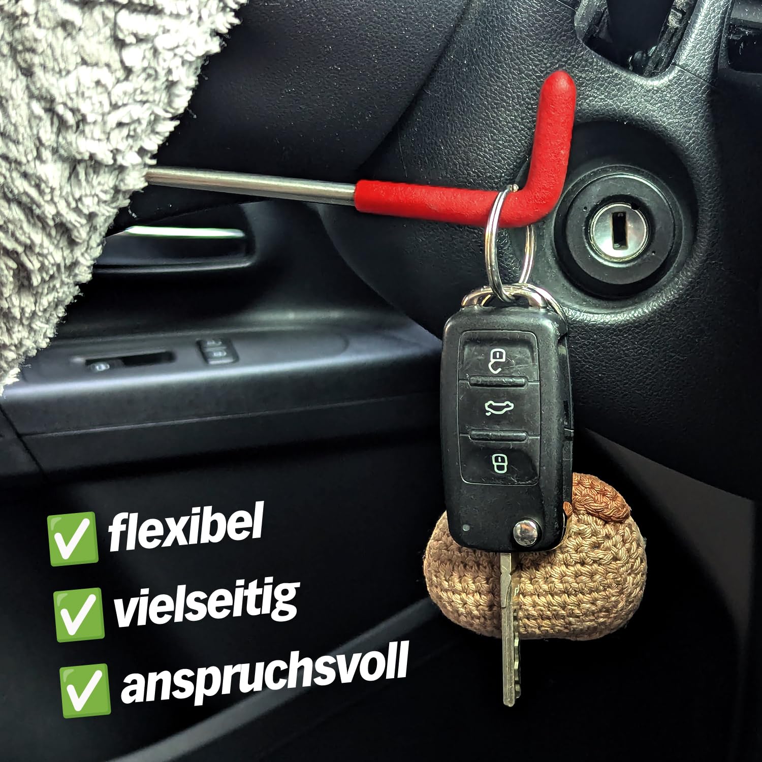 Multipick Kit di Apertura Auto – Strumento di Leva & Set Attrezzi Professionale – Attrezzi Smontaggio Garnitura & Attrezzi Auto per Apertura Veicolo – Kit Sblocco Auto