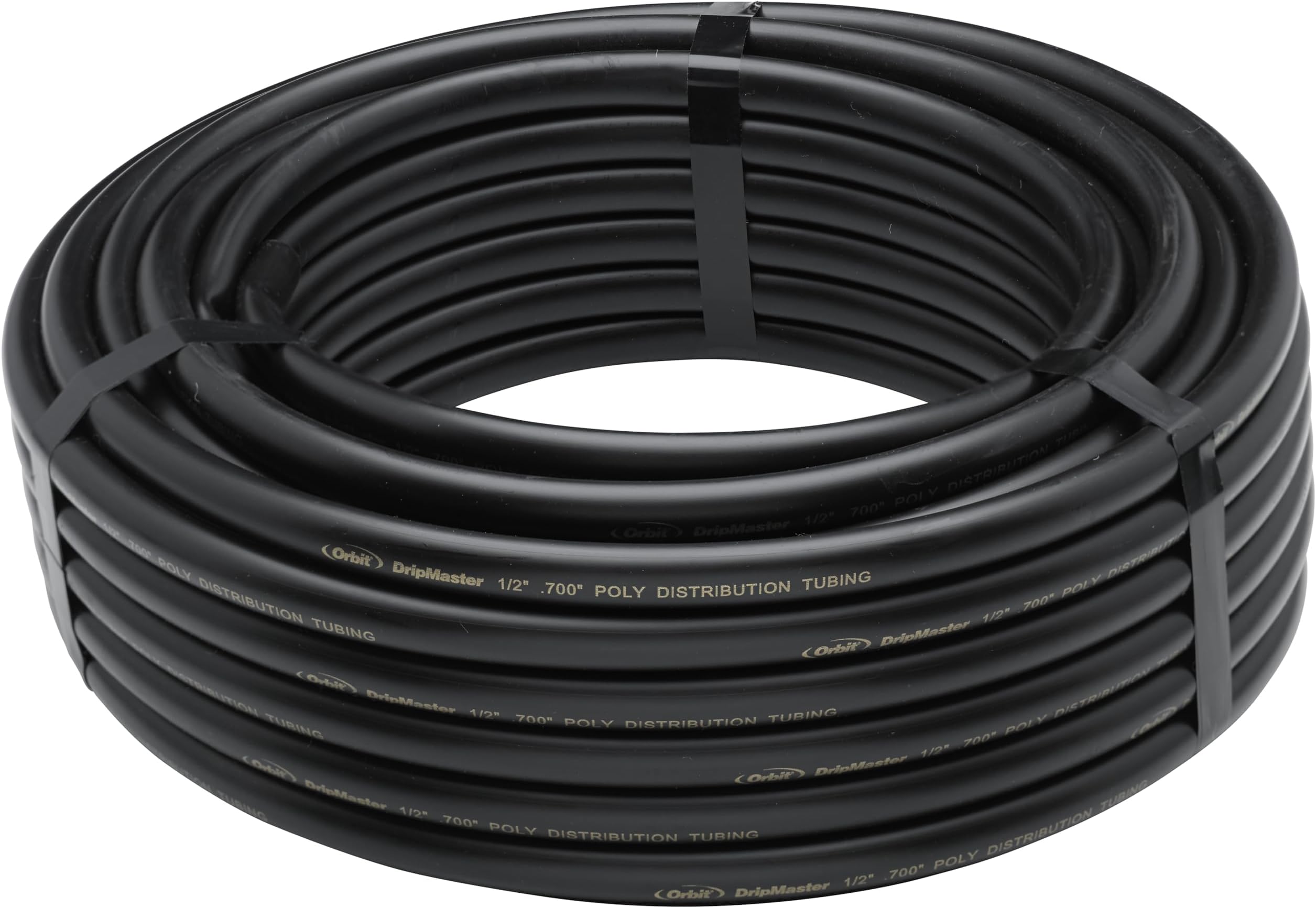 Orbit 67345 1/2" x 50' Drip Irrigation Distribution Tubing Black