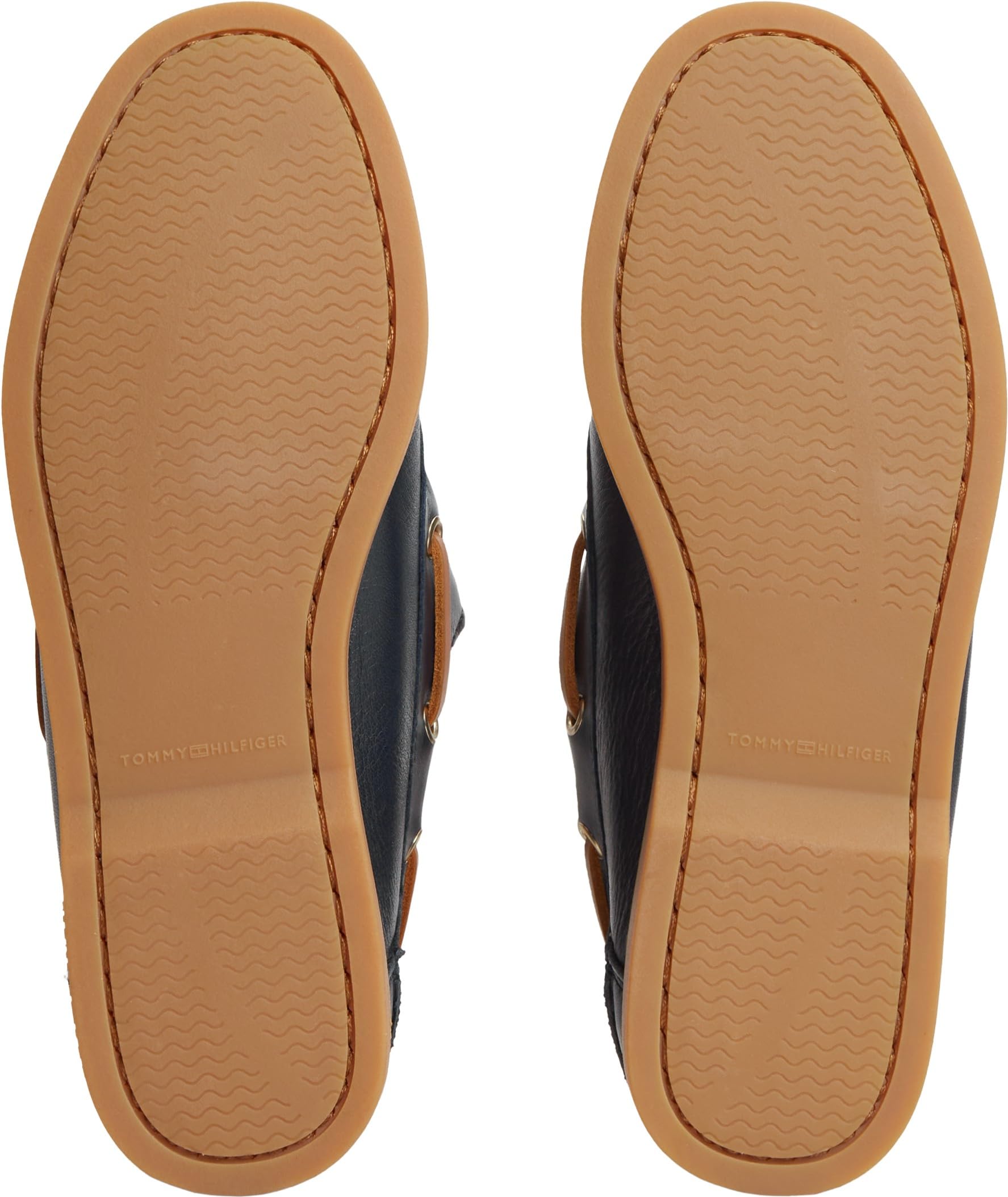 Tommy Hilfiger Damen Th Flag Boat Shoe Core Leather Fw0fw09463 Bootsschuhe