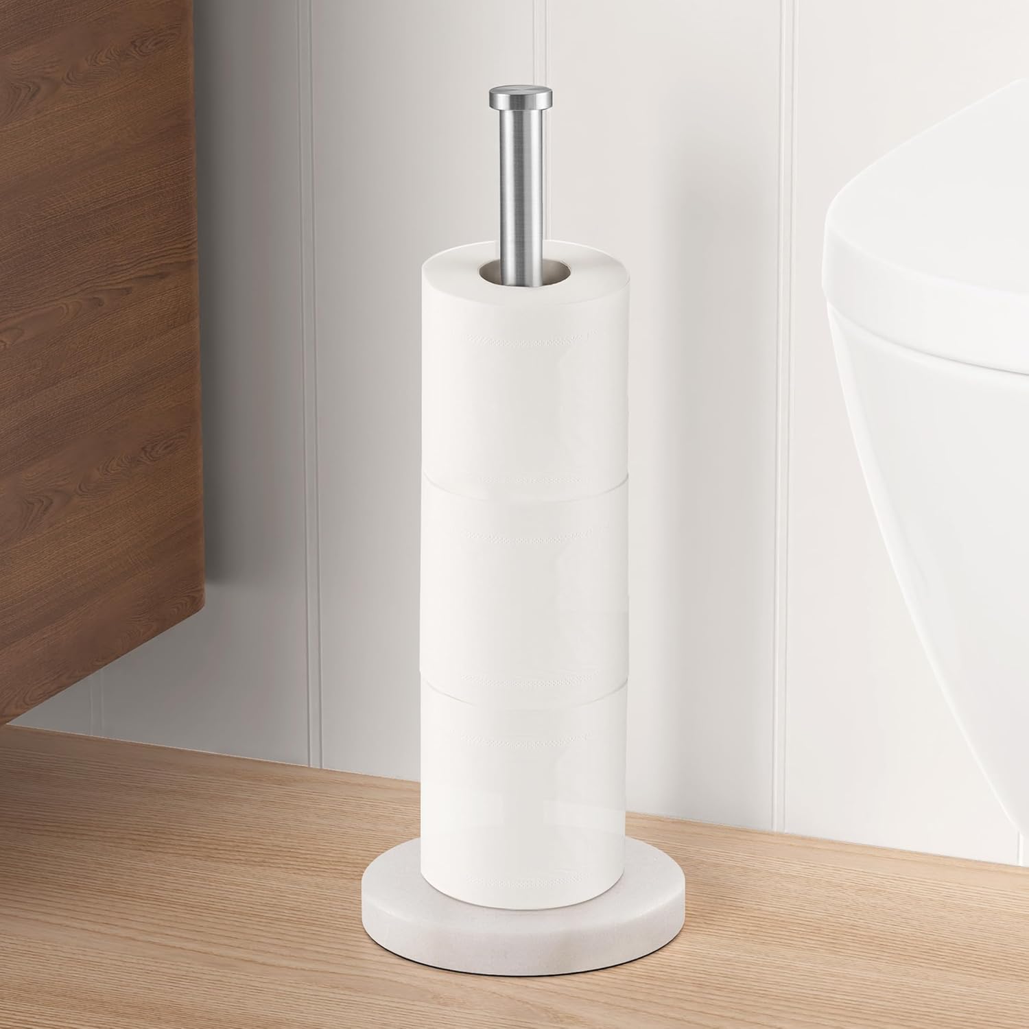KES Toilet Paper Holder Stand, Bathroom Toilet Paper