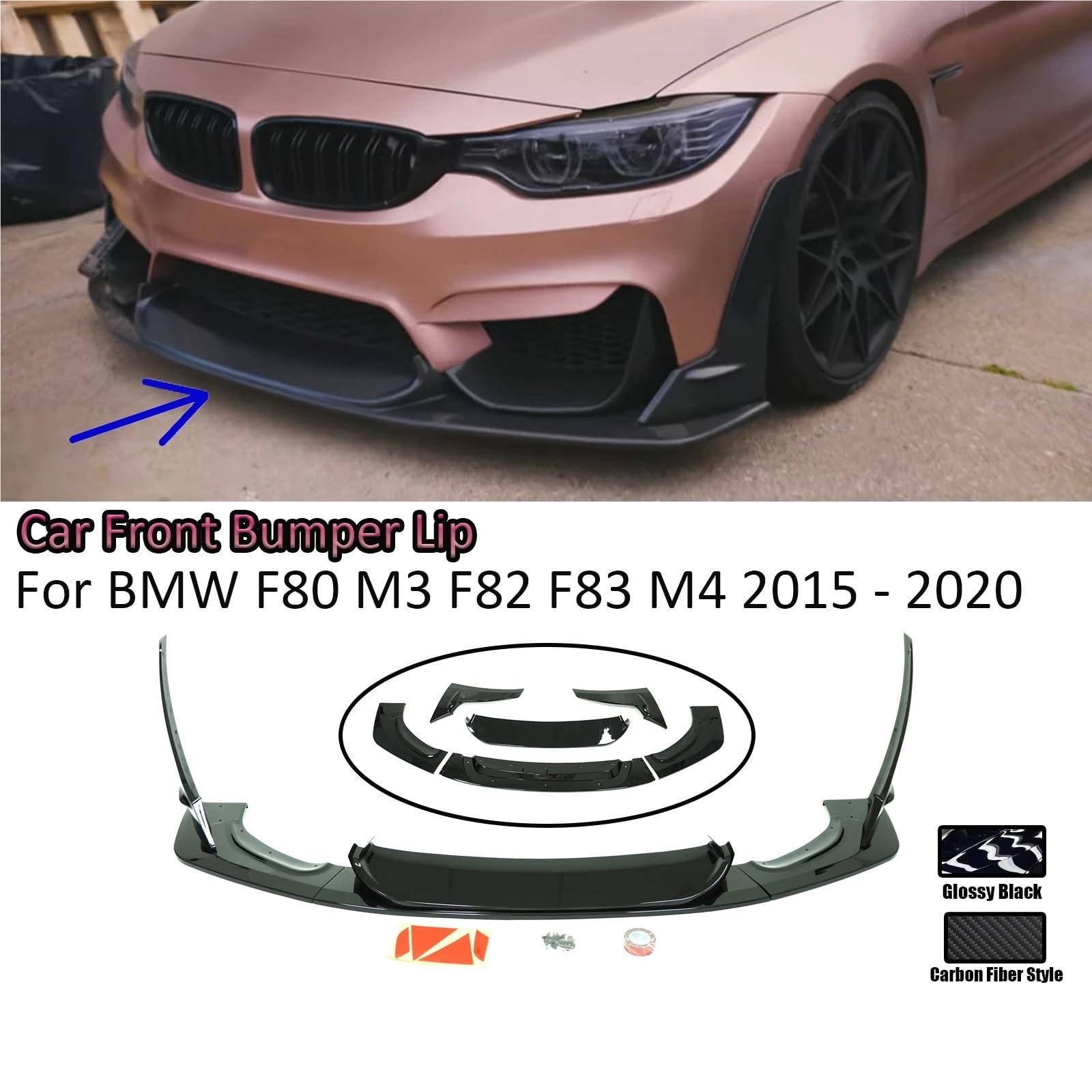 przedniego zderzaka Do Bmw F80 F82 F83 2015-2020 styl LPT