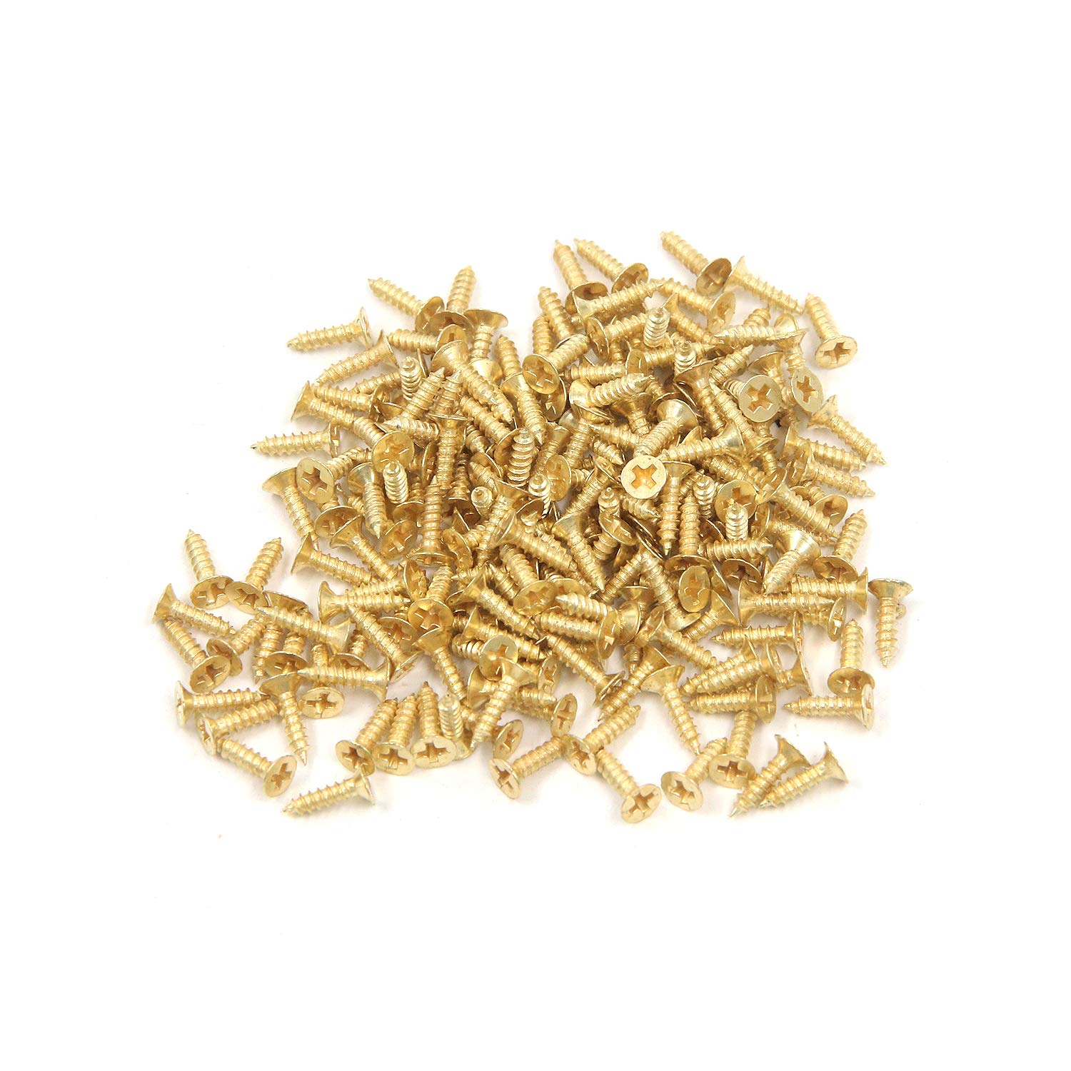 Geesatis 30 pcs Piano Humidor Hinge Box Gift Jewelry Flat Hinge Antique Hinge Cabinet Door Hinge with Mounting Screws, Gold, 90 Degree Stop, 2.6 x 0.35 inch / 66 x 9 mm 2