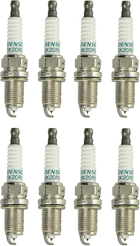 Juego (8 unidades) Denso Iridium Long Life Spark Plugs Stock 3297 Iridium Core .043 "(1.1mm) Tamaño de separación