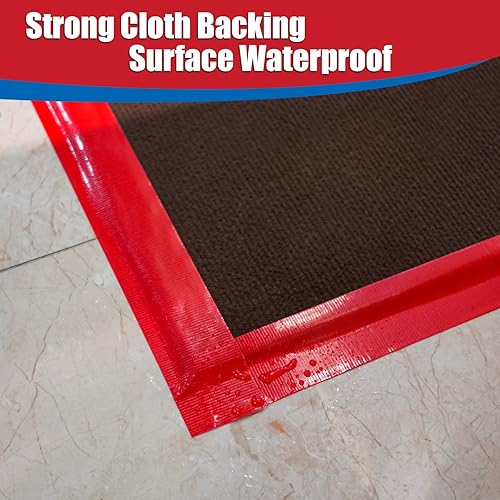 Miniatura 7 de 2 rollos de cinta adhesiva roja, cinta adhesiva de color industrial, resistente, 9 mil x 2 pulgadas x 25 yardas, flexible, sin residuos, impermeable