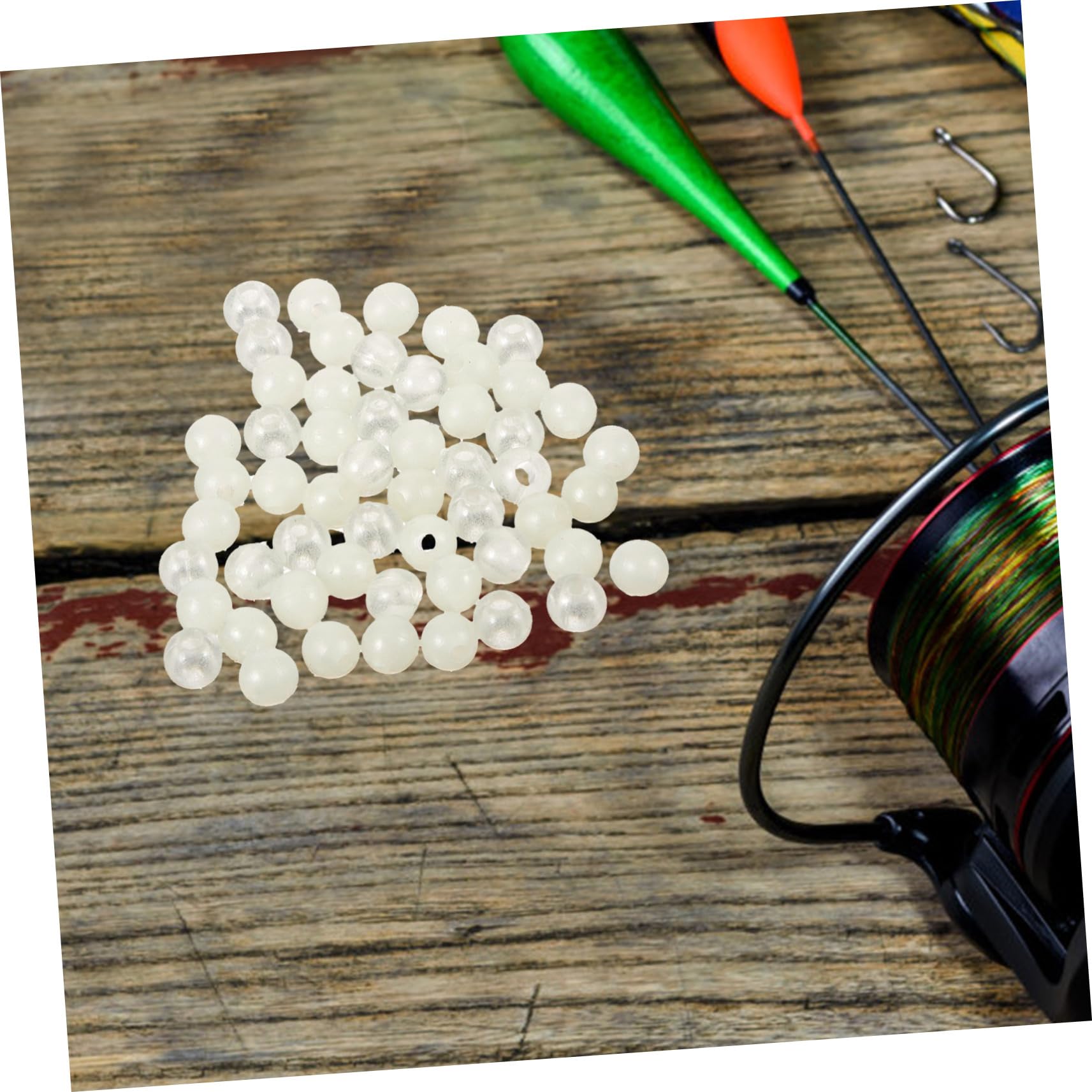 KOMBIUDA 300pcs Glow in Dark Fishing Lure Fresh Saltwater Luminous Blocking for Fishing Tackle