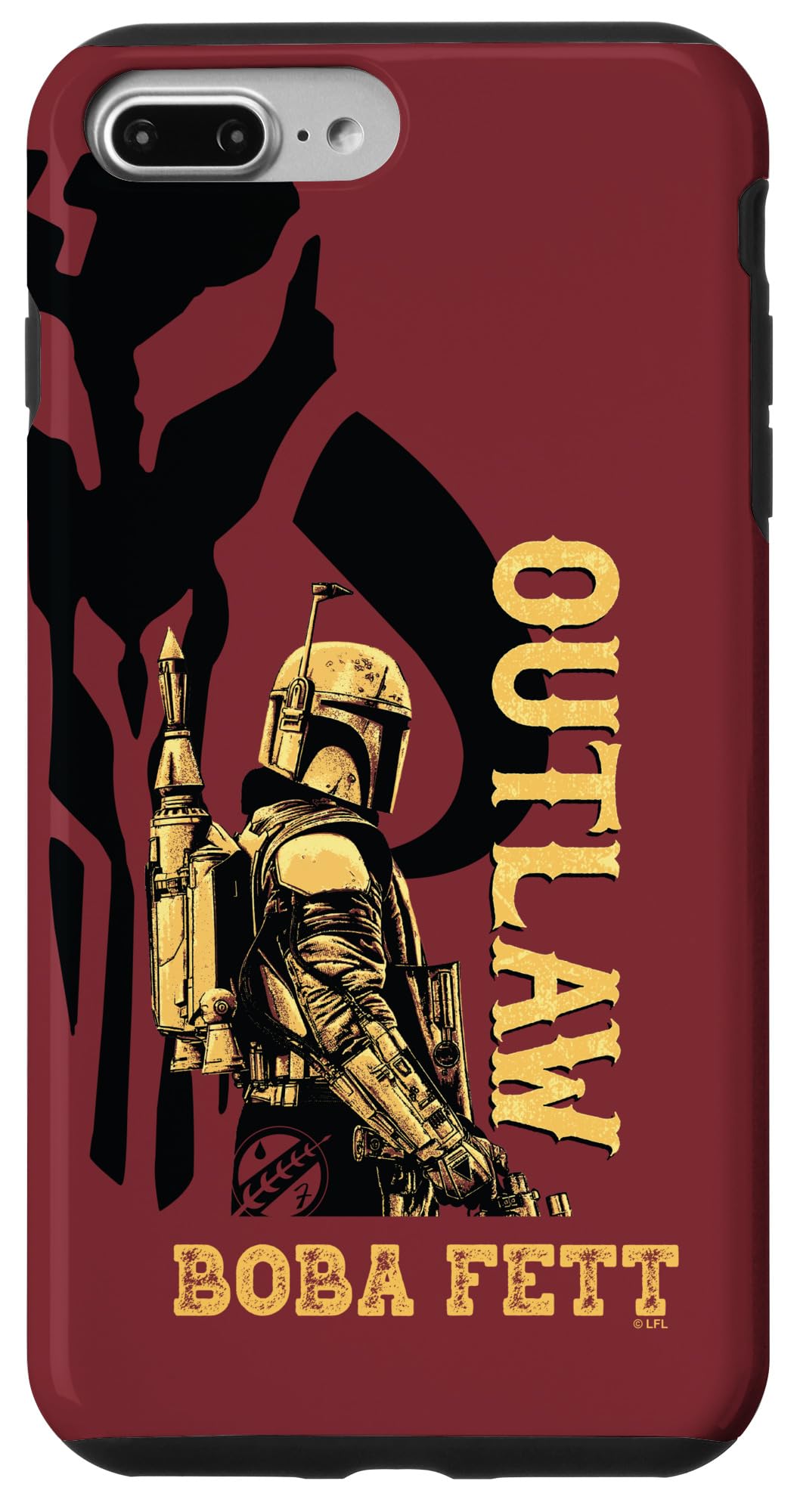 Coque iPhone 7 Plus/8 Plus Star Wars Boba Fett Outlaw Color Pop protectrice - 4