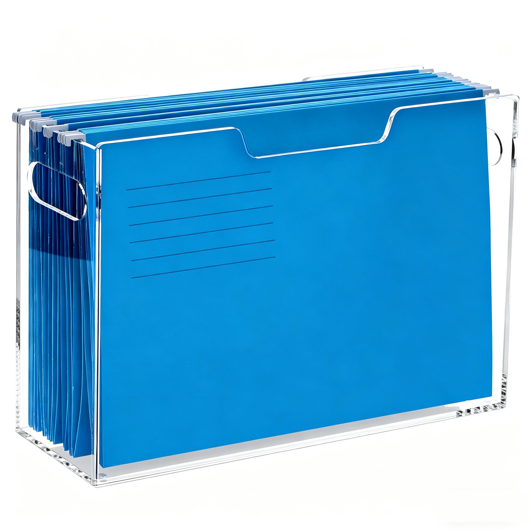 Amazon.com : DINGHUO Acrylic Hanging File Organizer Box, Legal