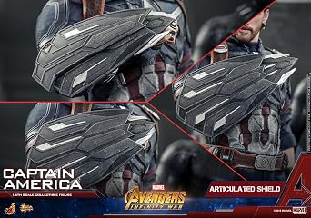 Movie Masterpiece: Avengers Infinity War, 1/6th Scale Figure Captain America | Avengers Infinity War 12 Action Figure Movie Masterpiece 1/6 Scale Series - Captain America Hot Toy 903430