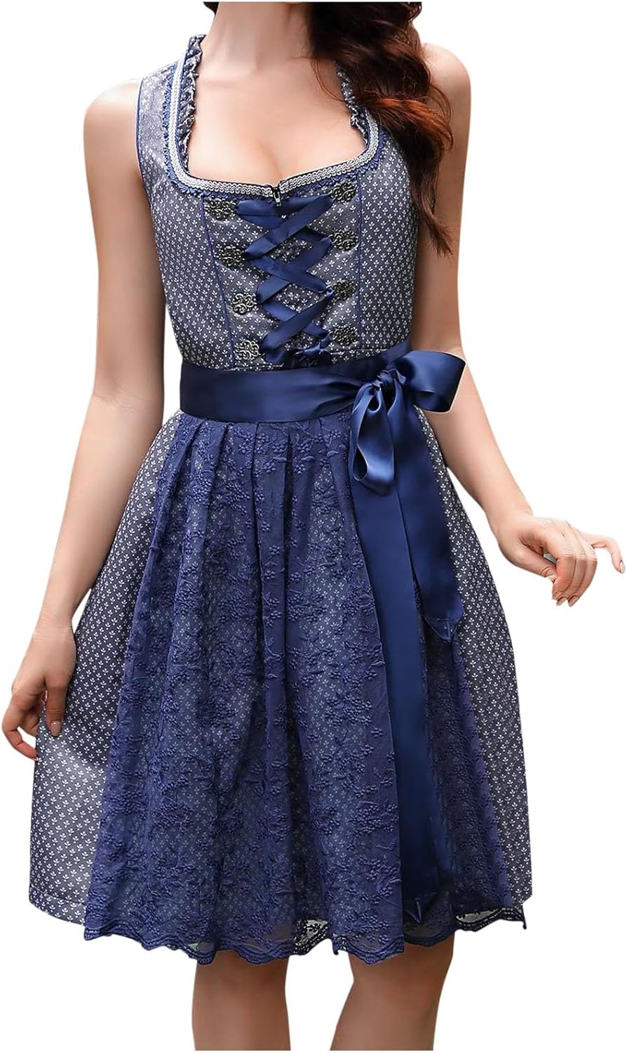 Dirndl Dresses for Women Traditional German Oktoberfest Costumes Maid Outfits Bavarian Dress Beer Festival Dresses