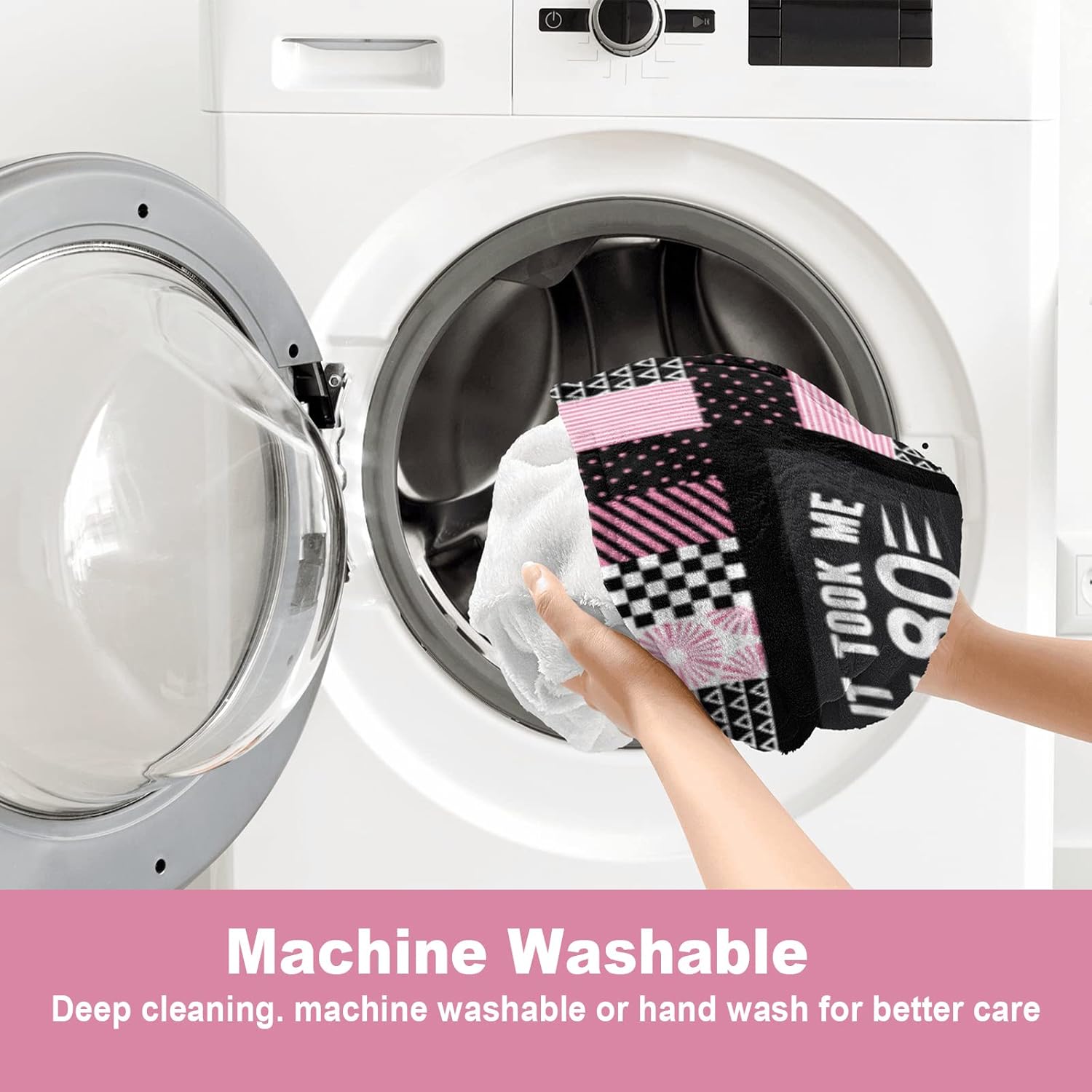 80th Birthday Gifts for Women, Birthday Gift for 80 Year Old Woman, Best Gifts for 80th Birthday Decorations for Women, Gifts for 80 Year Old Woman Throw Blanket 60"x50" - Image 6