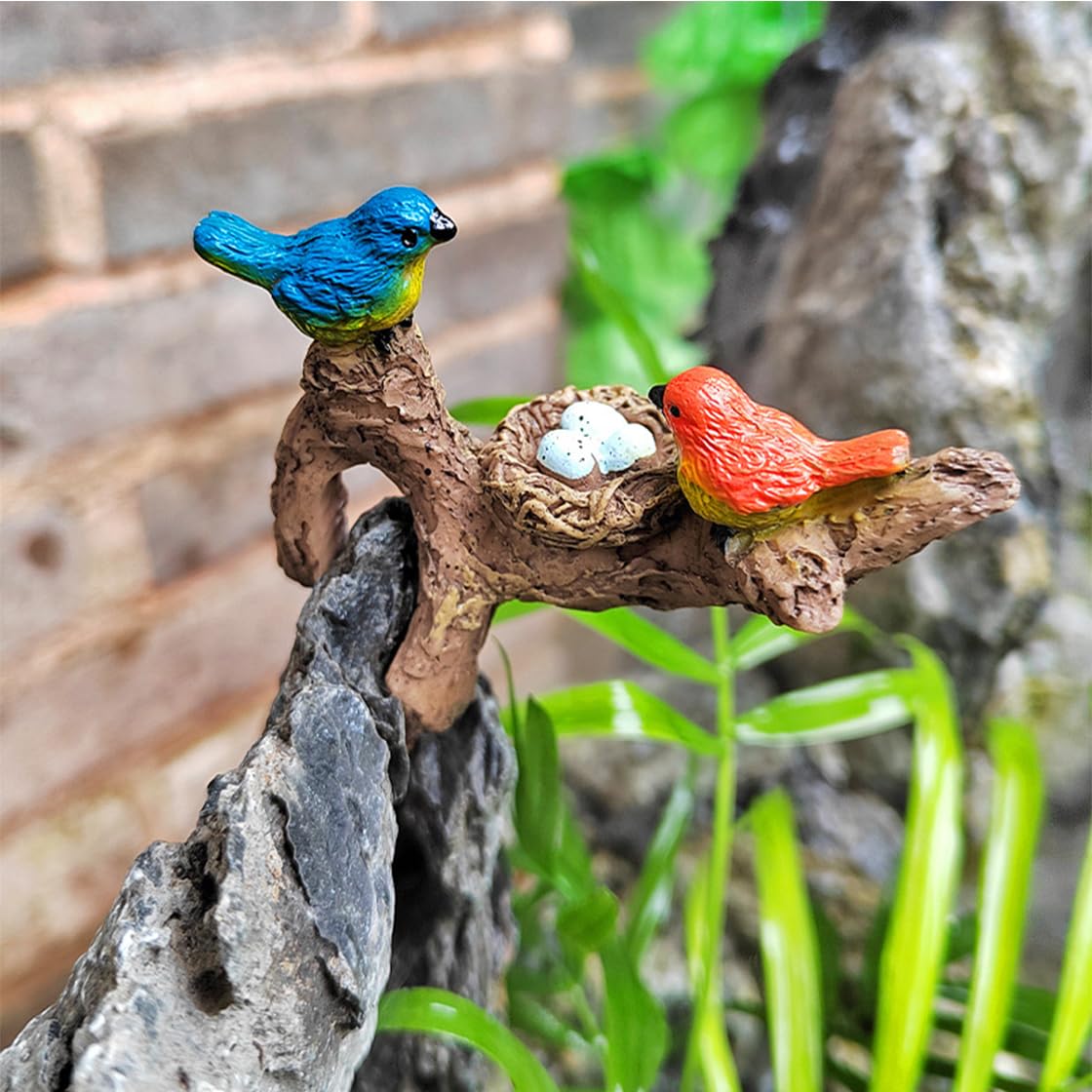 Amazon.com: HyzaPhix 2pcs Birds Perched on Branches Flower Pot