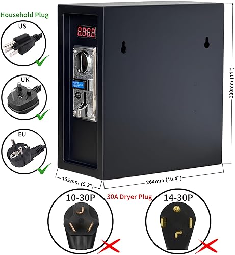 Miniatura 2 de Sintron ST-002 110V Caja de alimentación de control de temporizador de monedas para máquina expendedora de dispositivos electrónicos, máquinas