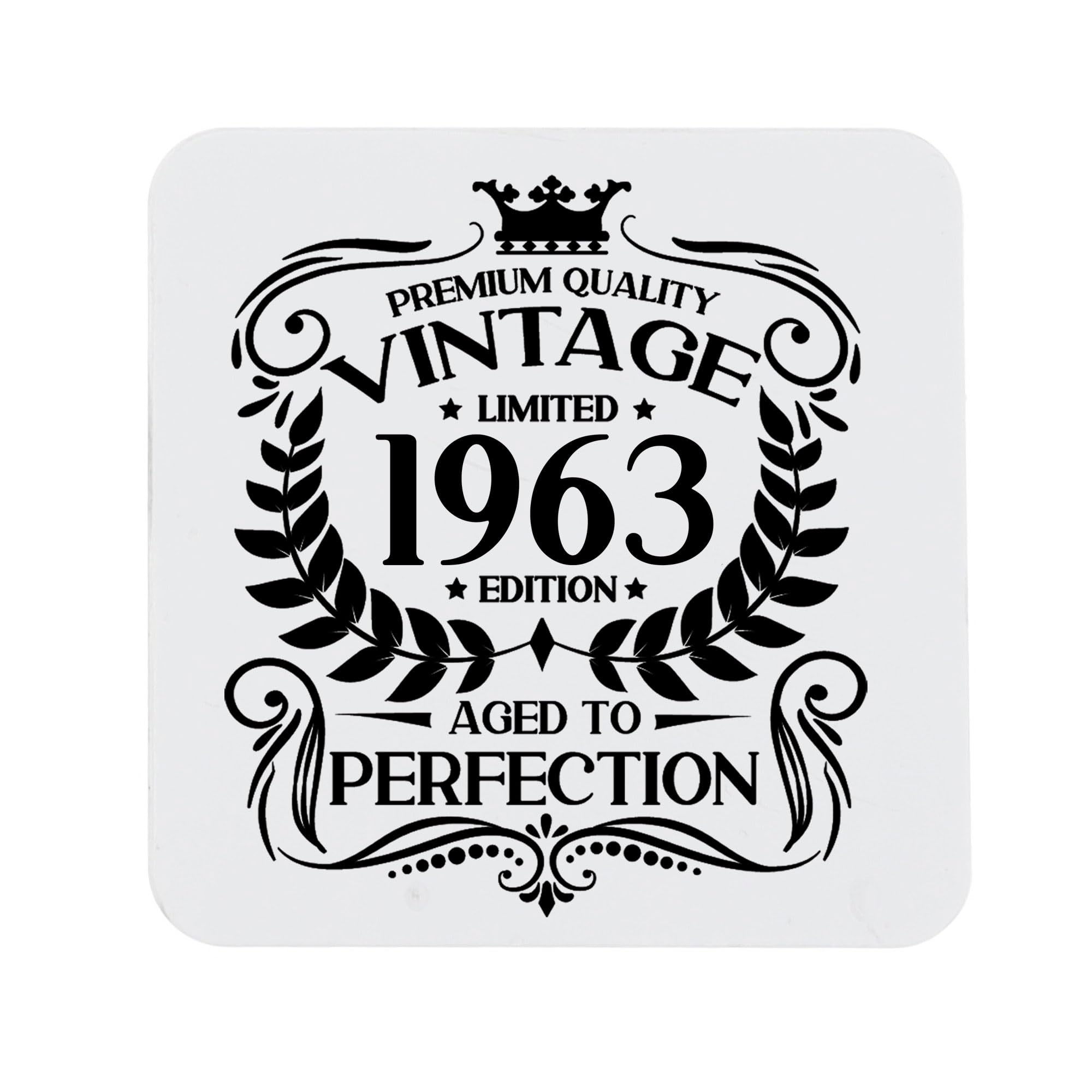 80th Birthday Gift for Men Vintage 1946 Aged to Perfection Engraved Slate Coaster Present for 80 Year Old Etched Natural Slate Placemat (Round Slate) — view 39