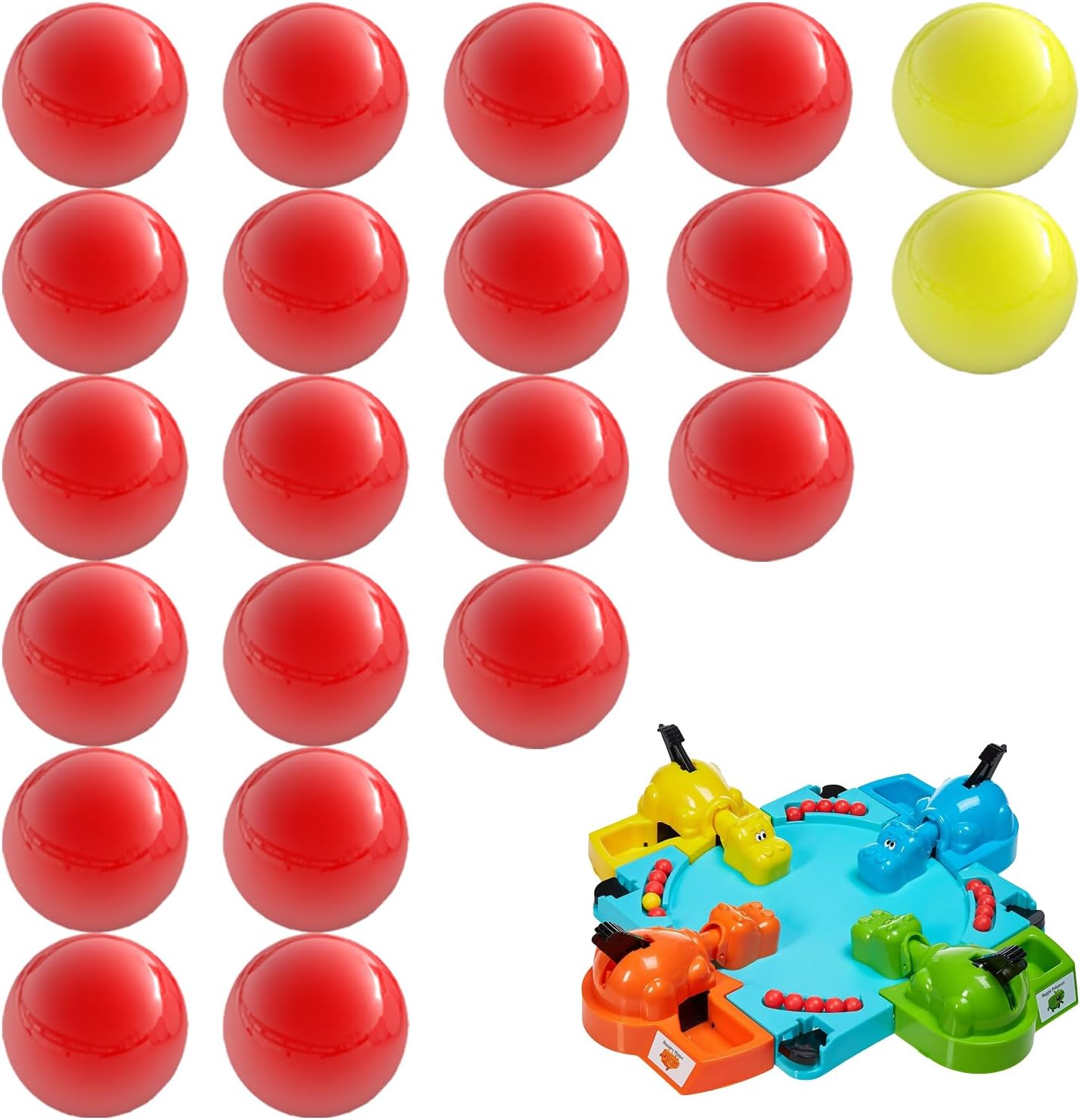 Impresa Replacement Marbles for Hungry Hungry Hippos 21