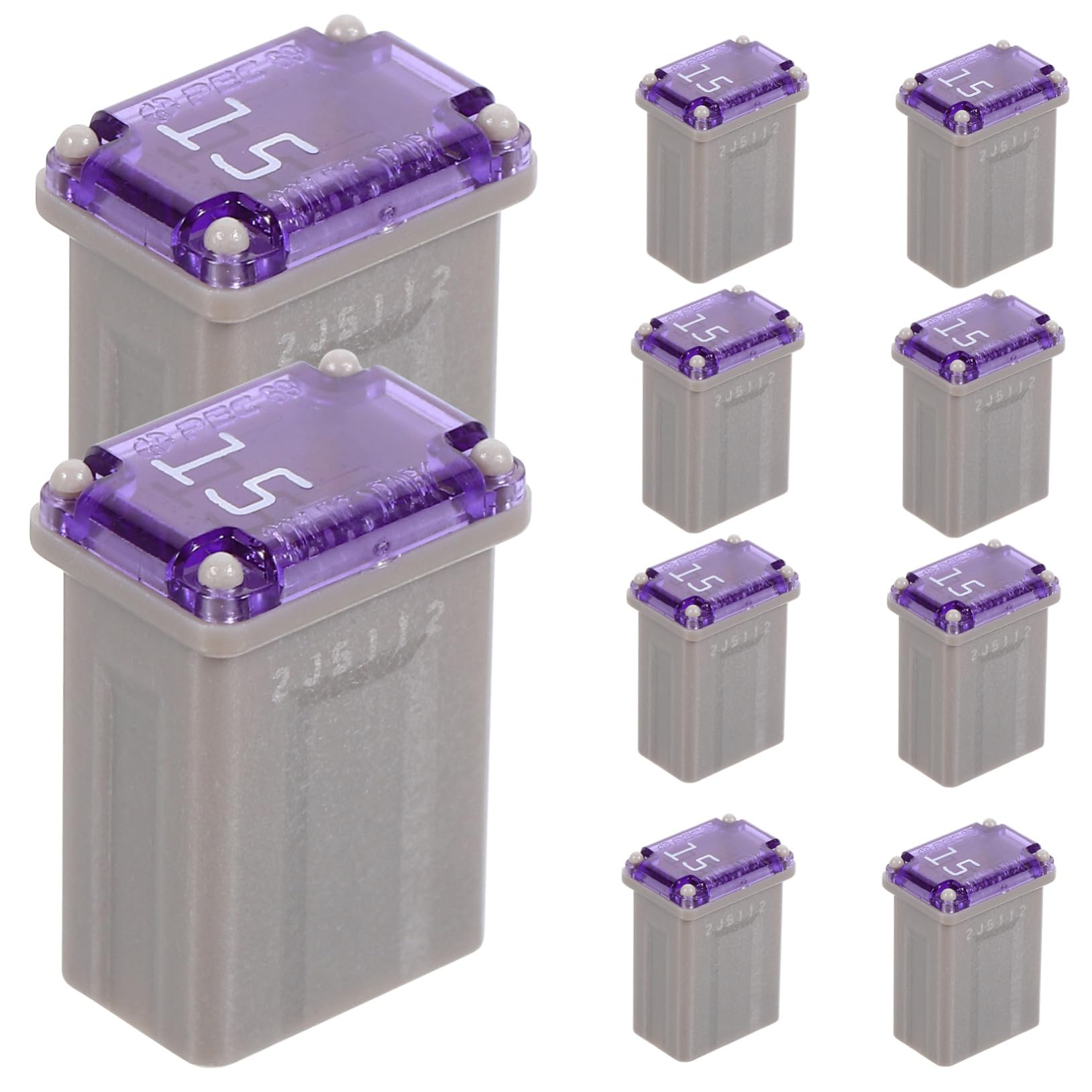Mini fusibles de coche en pack de 20 piezas para perfiles eléctricos de automoción y barcos 8