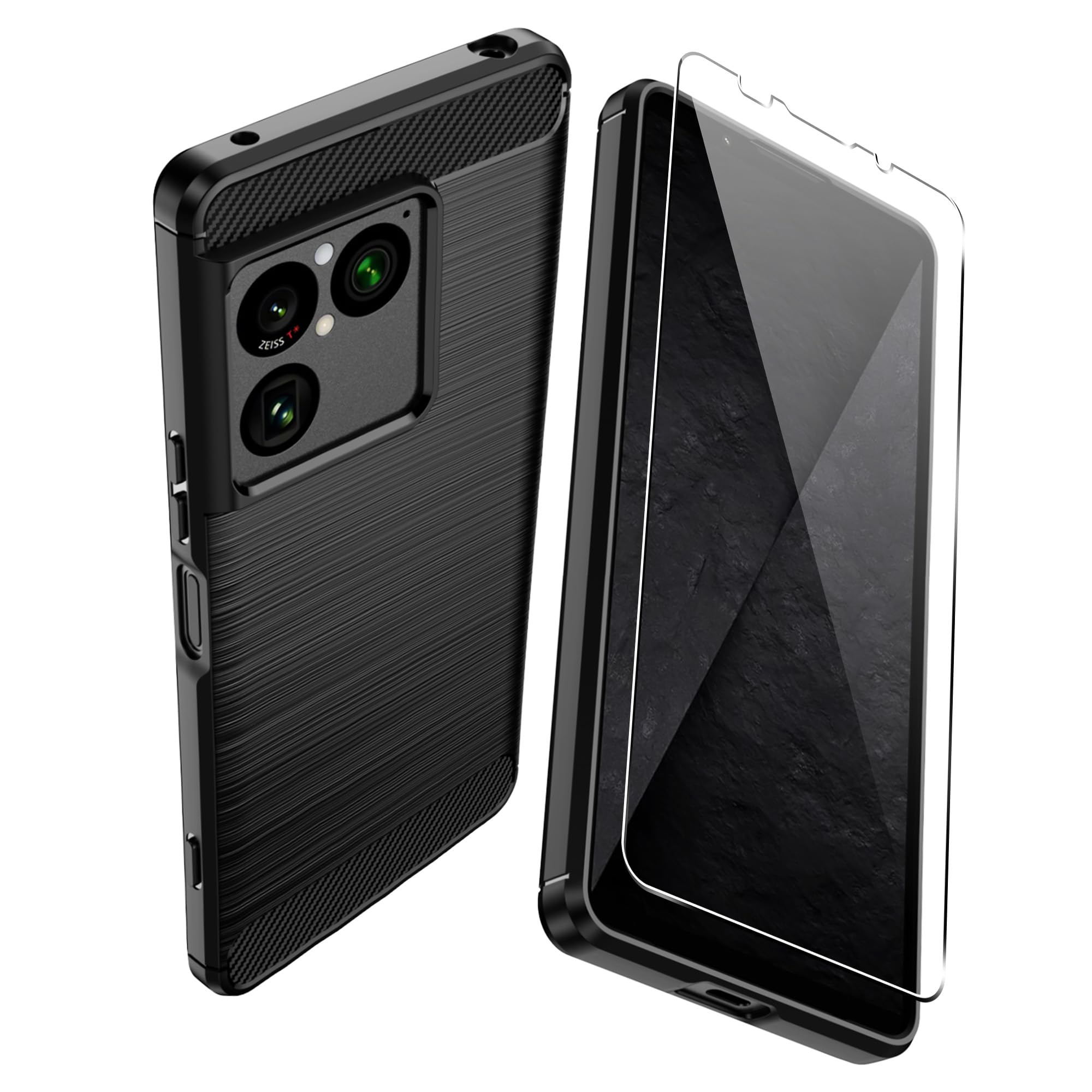 Etui do Sony Xperia 1 VIII + [1 szt.] Ochrona ekranu Szkło hartowane