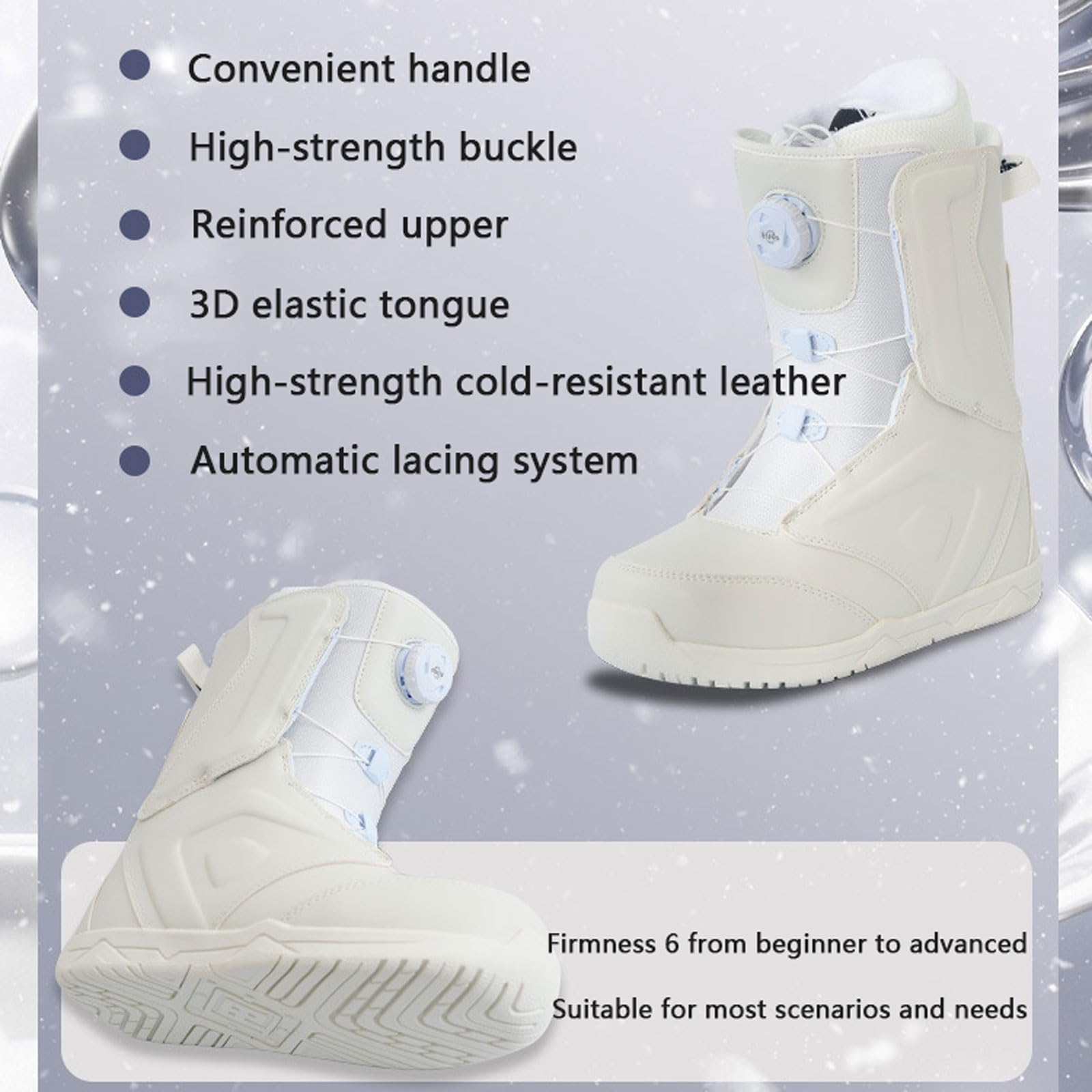 Snowboard Boots - Snowboardboots - Snowboardschuhe - Snowboard Schuhe - All Mountain Freeride Freestyle - mit Schnellverschluss - Damen - Herren - 2 x Farben - Größen 36-45