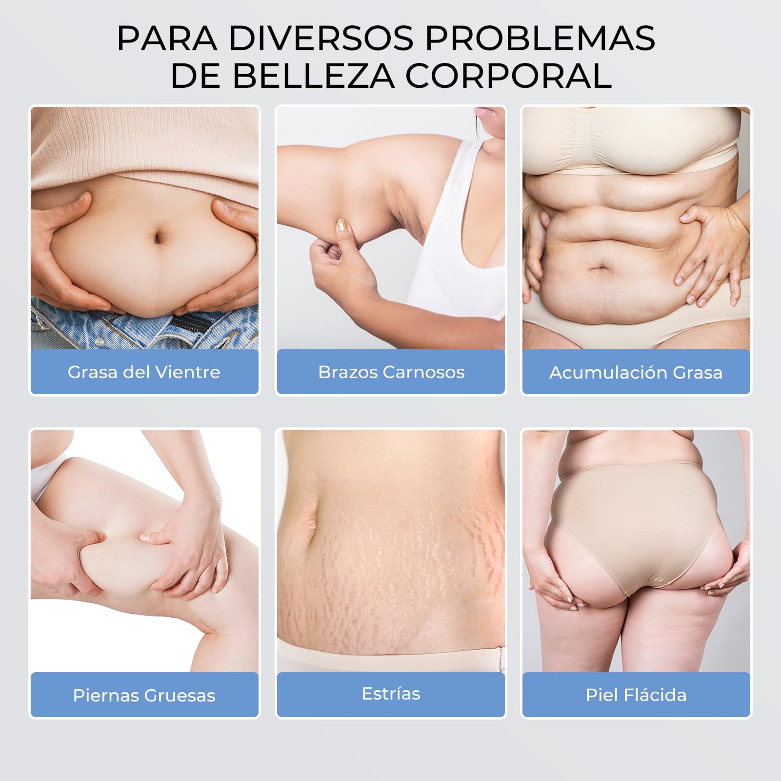 Masajeador Anticelulítico, Celulitis Masajeador Electrico para Masaje de Cintura, Abdomen, Glúteos, Brazos, Piernas y Espalda (Azul)