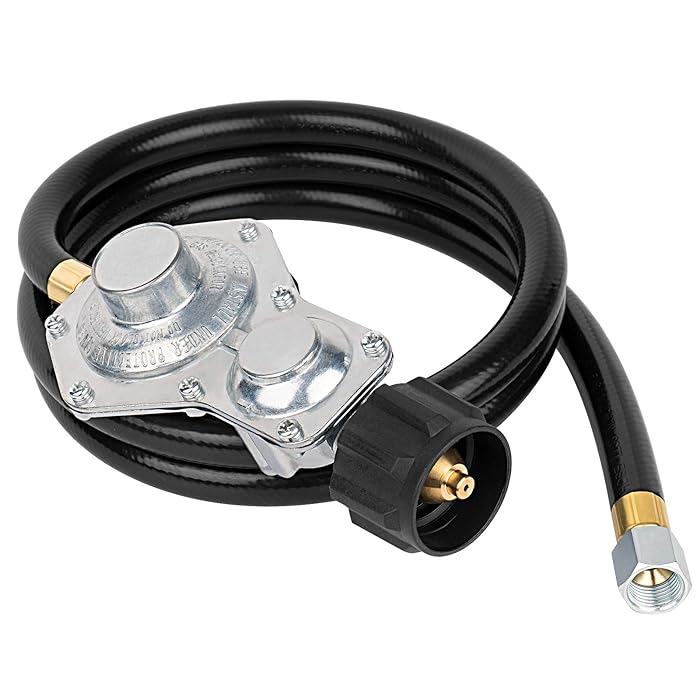 Buy SHINESTAR 5FT Two Stage Propane Regulator with Hose, Dual Stage