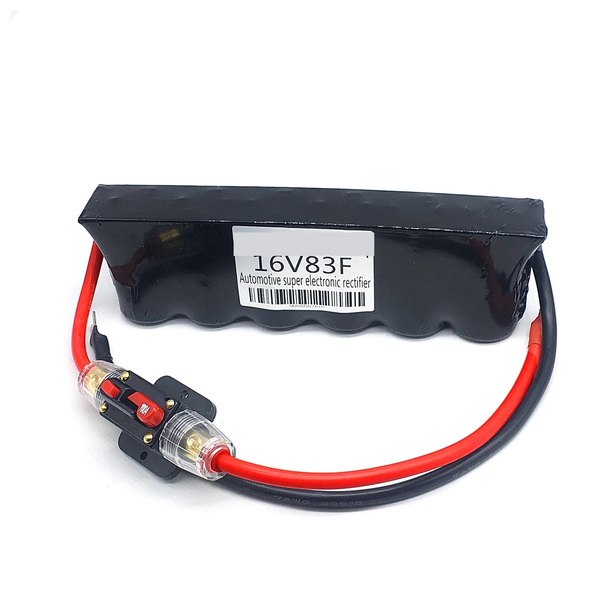 16V83F superkondensator, prostownik elektroniki samochodowej, powłoka termokurczliwa, kondensator rozruchowy, samochód rozruchowy