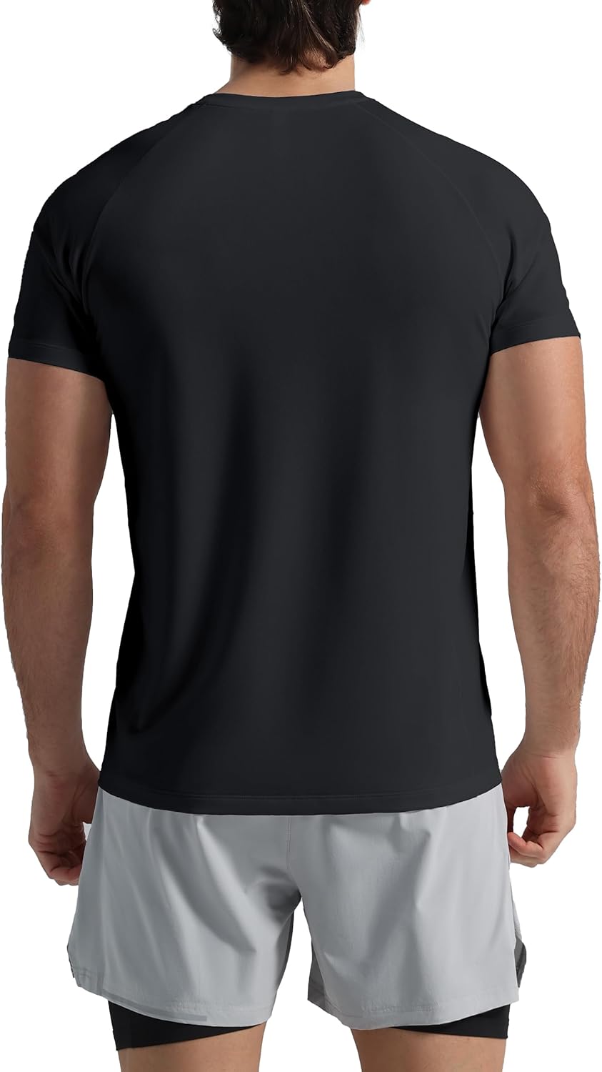 Pioneer Camp Mens Moisture Wicking Running Workout Shirt Performance Athletic T-Shirts UPF 50+ Short Sleeve Active Gym Tops - Image 2