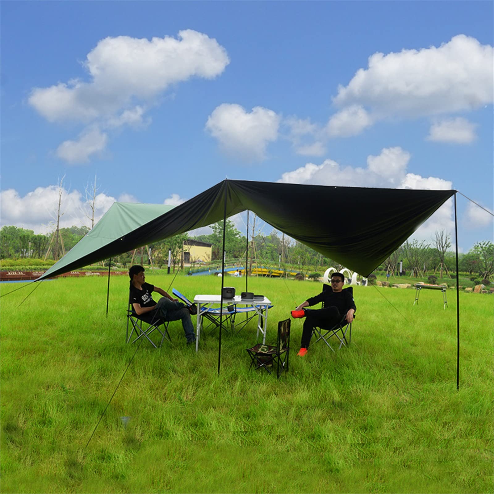 Amazon.co.jp: 屋外の日除け キャンプテントタープ防水シェルター
