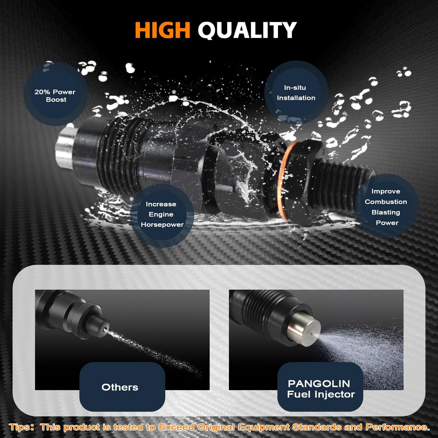 PANGOLIN MD196607 105148-1311 Fuel Injector 4PCS for Mitsubishi L400 L200 L300 4D56 Engine Aftermarket Parts