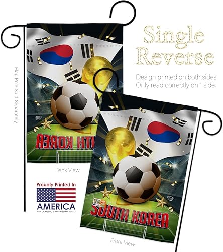 Miniatura 3 de Bandera de fútbol para fanáticos de los deportes de Corea del Sur 2022, decoración de pared para exteriores, paquete de pancartas americanas, patio,