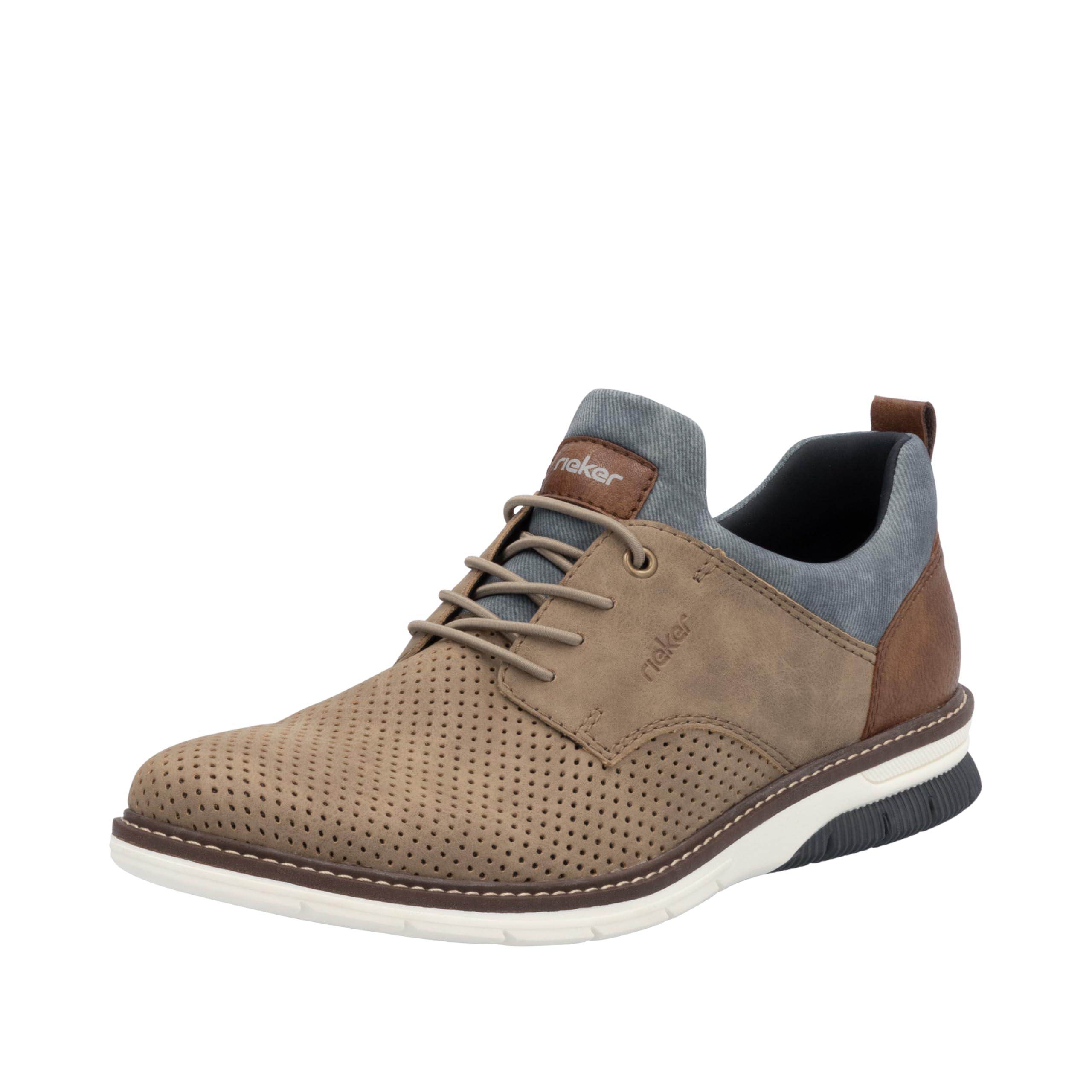 Rieker Men's Slip-On Trainers 14450, Men's Low Shoes, Beige 64, 41 EU