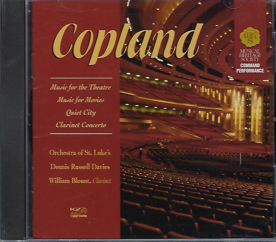 Copland: Music for the Theatre / Music for Movies / Quiet City / Clarinet Concerto [Audio CD]
