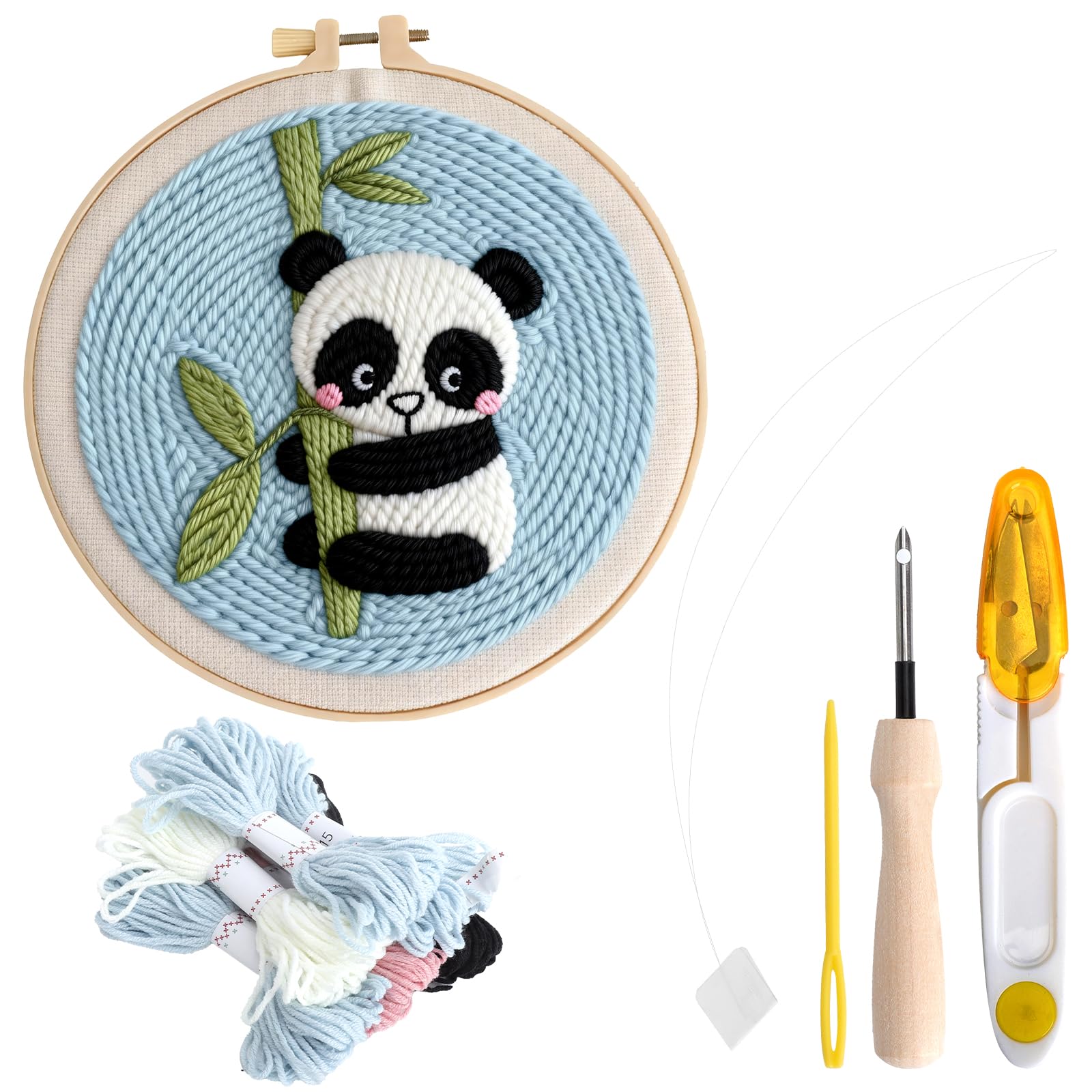 xrvrile kit punch needle débutant