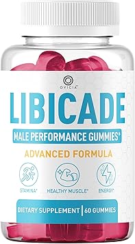 Libicade Gummies - Official Libicade Gummys Advanced Premium Formula Support Maximum Strenght, All Natural Ingredients Vitamins for Overall Health & Wellness Reviews, 60 Gummies for 1 Month