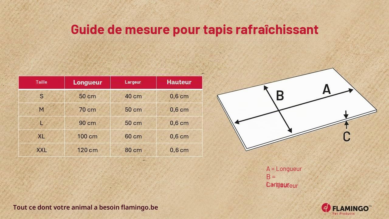 FLAMINGO Tapis rafraichissant Chien - Gris 120x80 cm - Polyester avec Gel et Mousse - imperméable - Pliable - Facile à Nettoyer - été - Type Tapis rafraichissant Chat