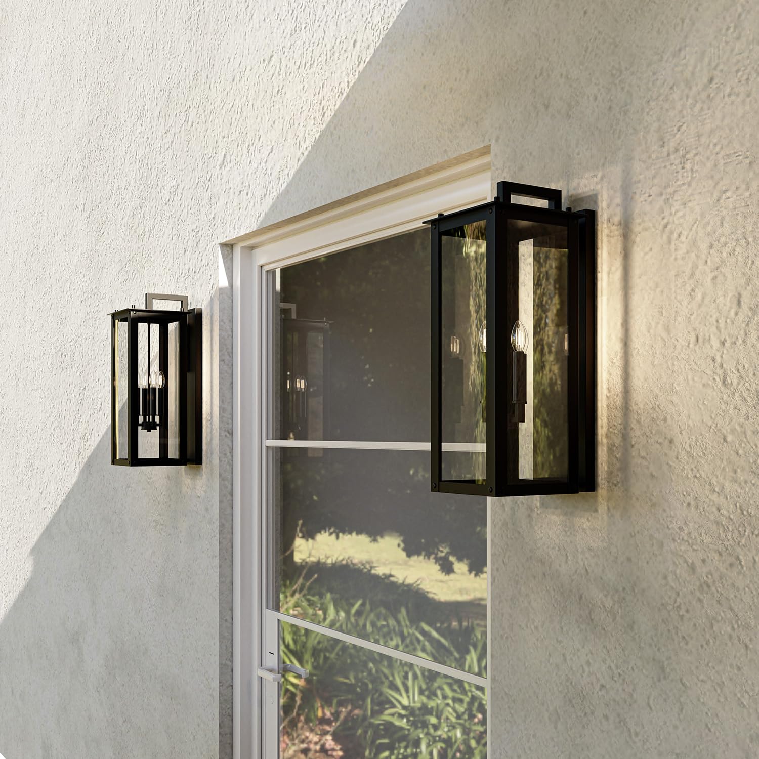 Capital Lighting 934641BK Hunt Urban/Industrial Clear Glass