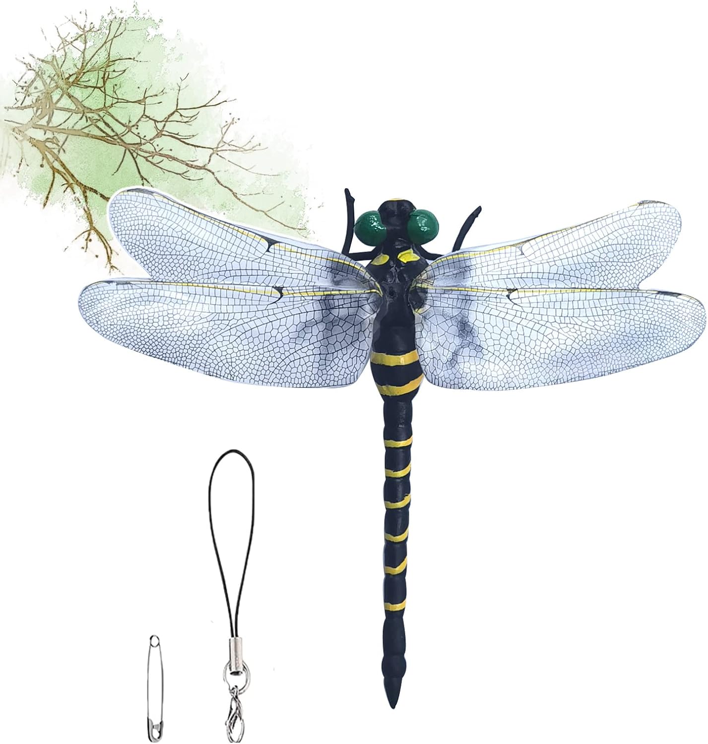 最安値挑戦 おにやんま おにやんまくん 虫除け オニヤンマ 正規品 大きい 12cm 本物サイズ 蜂よけオニヤンマ 蜻蛉 昆虫 虫 動物 模型 トンボ 登山 キャンプ 釣り 衣服 玄関 室内装飾など 1 Cmdb Md