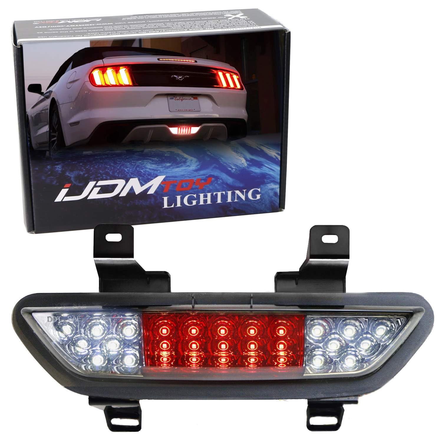 Amazon.com: iJDMTOY Euro Spec Dark Smoked Lens Full LED Backup 