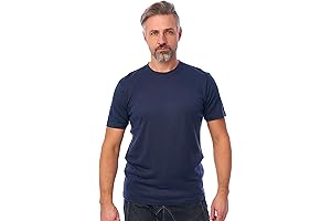 Short Sleeve Merino Wool Shirts for Men