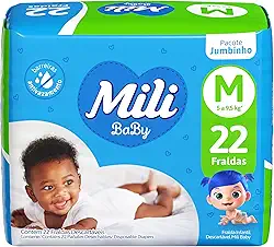 Mili Fralda Ultra Seca Jumbinho M 1X22