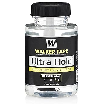 Ultra Hold Adhesive For Lace Wigs & Toupees By Walker Tape (101 ml (Pack of 1))